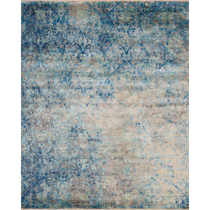 European Reserve Wool & Silk, Chambord, Silver-Blue