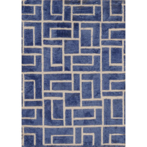 Vanguard Wool & Silk Tiles, Cobalt