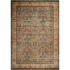 Mansion Sizes 154398 Golden Age Collection Glamour, Blue/Ivory
