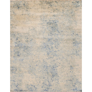 Artist Wool & Silk, Harmony, Ivory-Blue