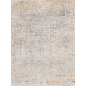 Ancient Wool & Silk Tulum, Cream-Gold