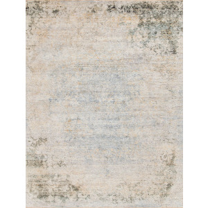 Ancient Wool & Silk Petra, Sky Blue-Gold