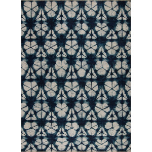 Shibori Series 156046 Shibori , Kofu, Ivory-Blues