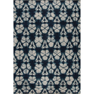 Shibori Series 156047 Shibori , Kofu, Ivory-Blues