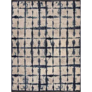 Shibori, Midori, Cream-Blue