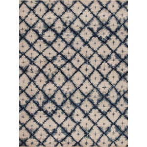 Shibori, Akita, Ivory-Blue