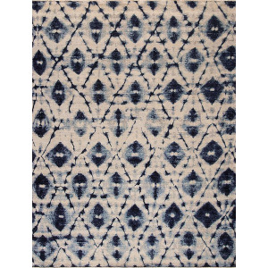 Shibori, Koga, Ivory-Blue