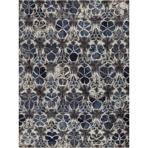 Shibori Couture, Mito, Grey-Blue
