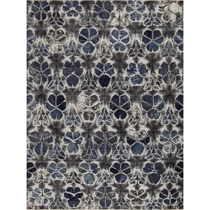 Shibori Couture, Mito, Grey-Blue
