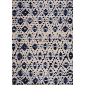 Shibori Series 156525 Shibori , Koga, Ivory-Blue