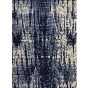 Shibori Series 156708 Shibori , Seto, Blues-Ivory