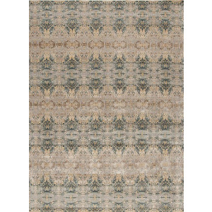 Impressions Series 156717 Impressions Wool & Silk , Spirit, Aqua-Yellow