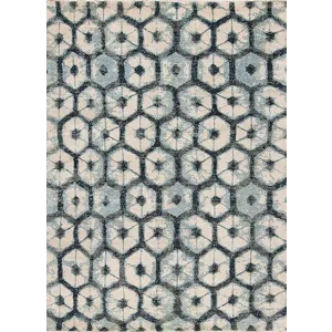 Shibori, Ono, White-Blue