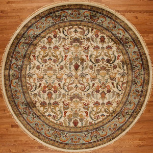 Golden Age Rounds 158996 Golden Age Collection , Glamour, Ivory/Blue