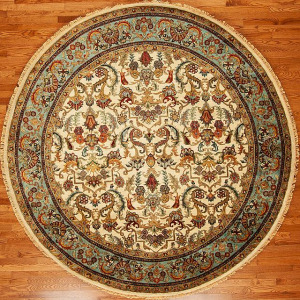 Golden Age Rounds 163382 Golden Age Collection , Glamour, Ivory/Blue