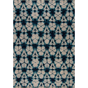 Shibori Series 164106 Shibori , Kofu, Ivory-Blue