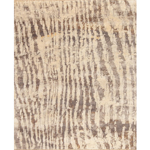 Modern One Of A Kind, 166642 Neutral Silk & Wool , Natural Mix Greys