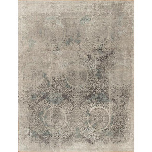 Transcendence Wool & Silk Brilliance, Grey Blue