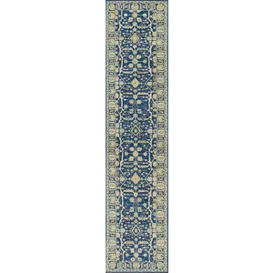 Assorted Runners 173146 Caspian Collection , Kuma, Royal Blue