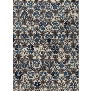 Shibori Series 173843 Shibori Couture , Mito, Grey-Blue