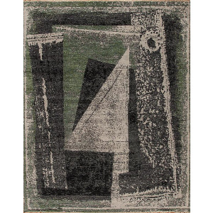 Modern Times Futuristic, Charcoal-Green