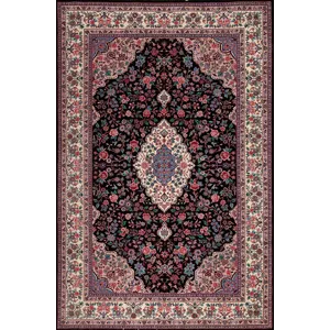 Assorted Traditional 27006 English Garden Collection Glasgow, Black/Ivory