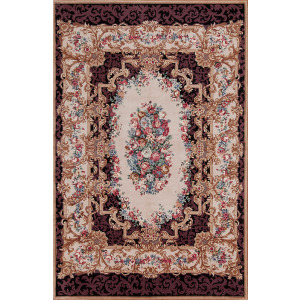 Assorted Traditional 28468 Sino Aubusson Tp291b, Black