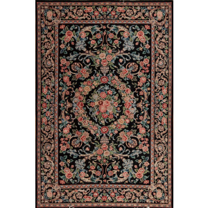 Assorted Traditional 30464 Chateau Collection Brittany Black/Black