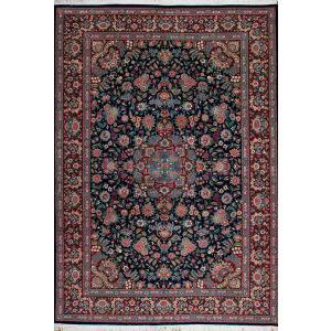 One of a Kind 30773 Pak Persian Collection , Kashan, Navy/Red