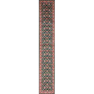 Assorted Runners 33033 Sino Persian Tp143, Emerald Green Ivory