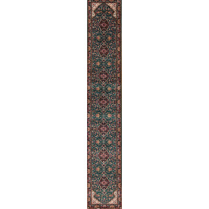 Assorted Runners 40685 Indo Persian B-1070, Green/Navy