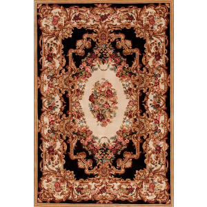 Assorted Traditional 49792 Sino Aubusson Ca433, Black