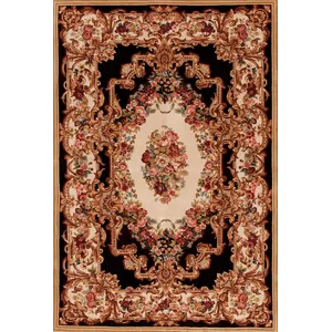 Assorted Traditional 49792 Sino Aubusson Ca433, Black