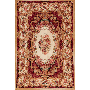 Assorted Traditional 49794 Sino Aubusson Ca433, Red