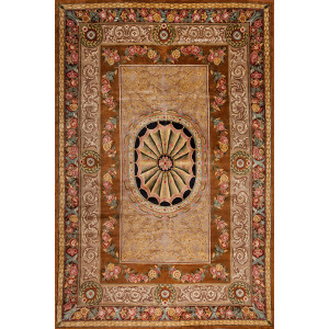 One of a Kind 51301 Cambridge Collection , Savonnerie, Gold
