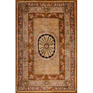 One of a Kind 51301 Cambridge Collection , Savonnerie, Gold