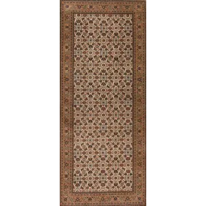 Assorted Runners 54514 Herati, Ivory/Light Green