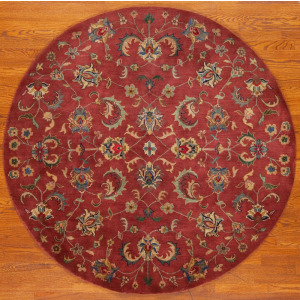 Assorted Rounds 72179 Indo Persian , 105, Red