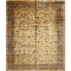 73091 Golden Age , Glamour, Ivory/Aubergine