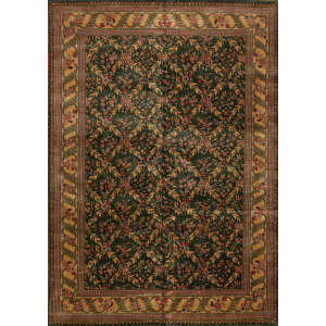 One of a Kind 83267 Rajasthan Collection , 6003f, Green/Gold