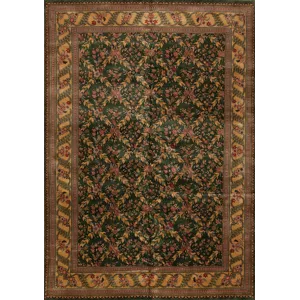 One of a Kind 83267 Rajasthan Collection , 6003f, Green/Gold