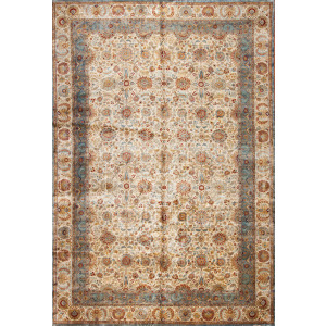 91790 Golden Age , Charm, Ivory/Blue