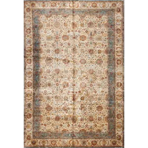 91790 Golden Age , Charm, Ivory/Blue