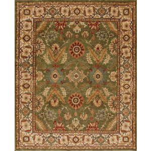Mahal, M-206, Green/Ivory