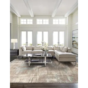 Affinity Wool &amp; Silk Friendship, Beige-Blue