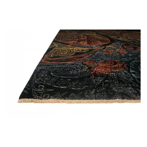Art Tec, Spiral, Wool &amp; Silk, Black