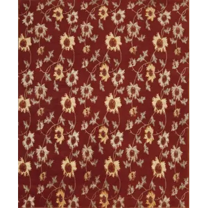 Modern Tibet 3 , Floral Garden, Sienna