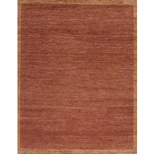 Textures, Herringbone, Crimson/Pumpkin