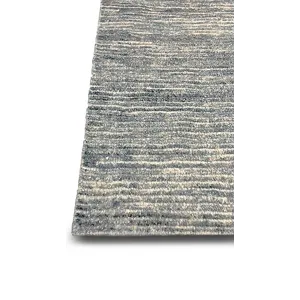 Dunes Wool &amp; Silk Linear , Denim