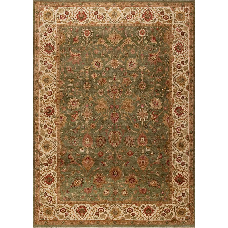 One of a Kind 100350 Ziegler Collection , 2023, Green/Ivory